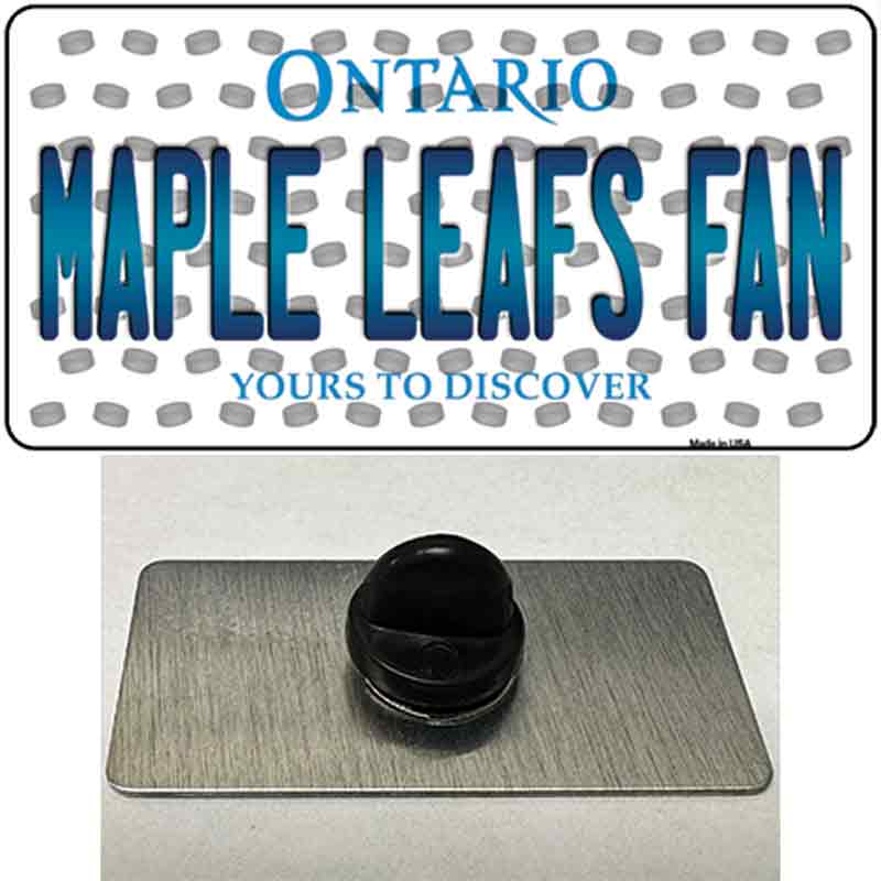 Maple Leafs Fan Ontario Novelty Metal Hat Pin