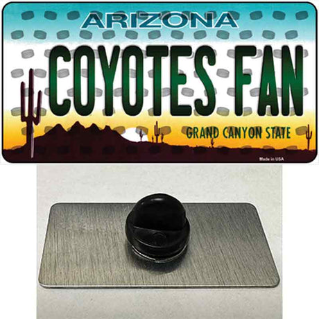 Coyotes Fan Arizona Novelty Metal Hat Pin