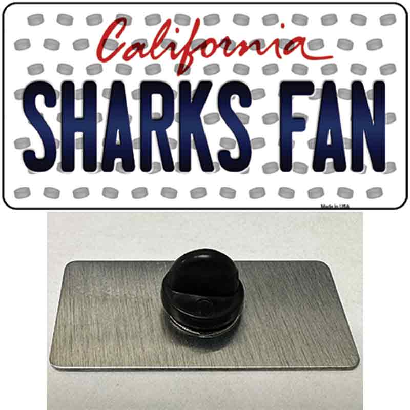 Sharks Fan California Novelty Metal Hat Pin