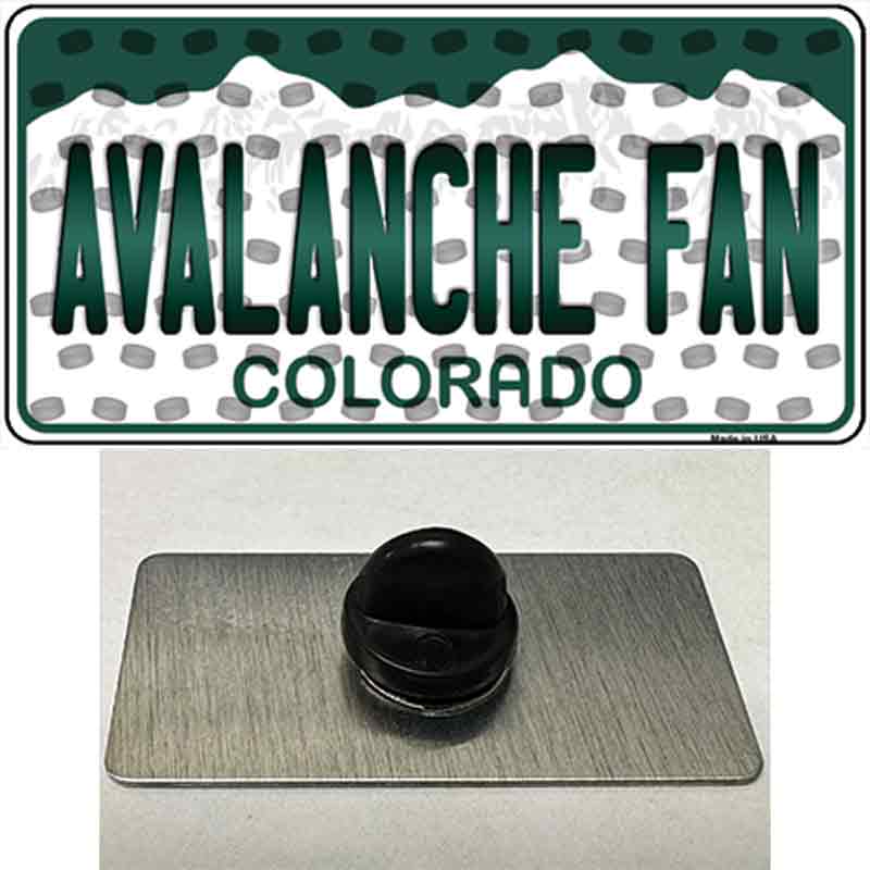 Avalanche Fan Colorado Novelty Metal Hat Pin