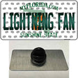 Lightning Fan Florida Novelty Metal Hat Pin