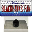 Blackhawks Fan Illinois Novelty Metal Hat Pin