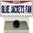 Blue Jackets Fan Ohio Novelty Metal Hat Pin