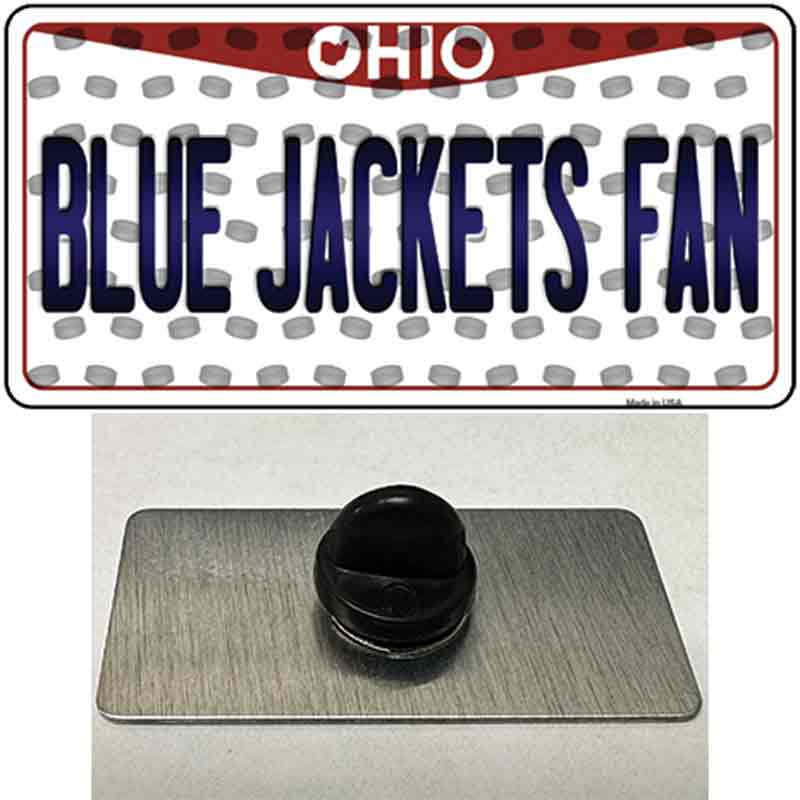 Blue Jackets Fan Ohio Novelty Metal Hat Pin