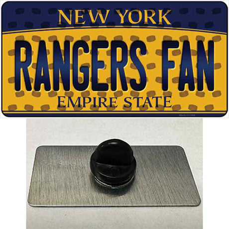 Rangers Fan New York Novelty Metal Hat Pin