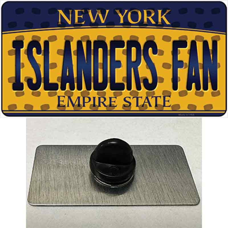 Islanders Fan New York Novelty Metal Hat Pin