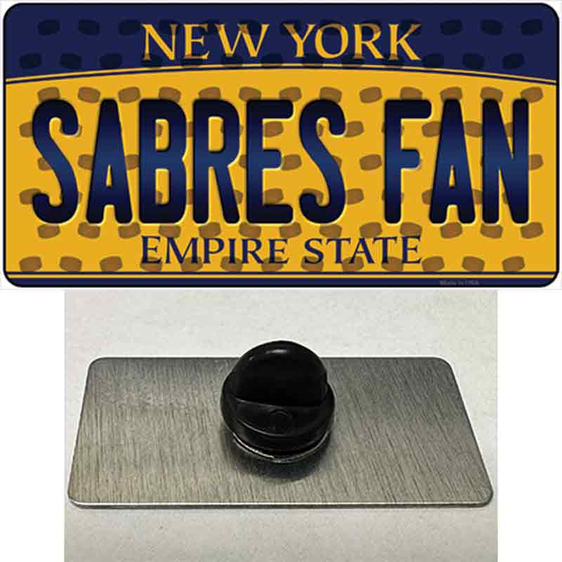 Sabres Fan New York Novelty Metal Hat Pin