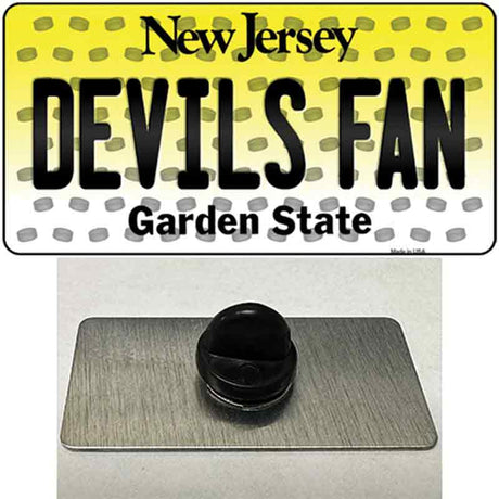 Devils Fan New Jersey Novelty Metal Hat Pin