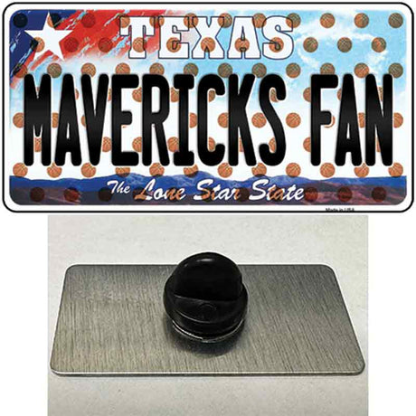 Mavericks Fan Texas Novelty Metal Hat Pin