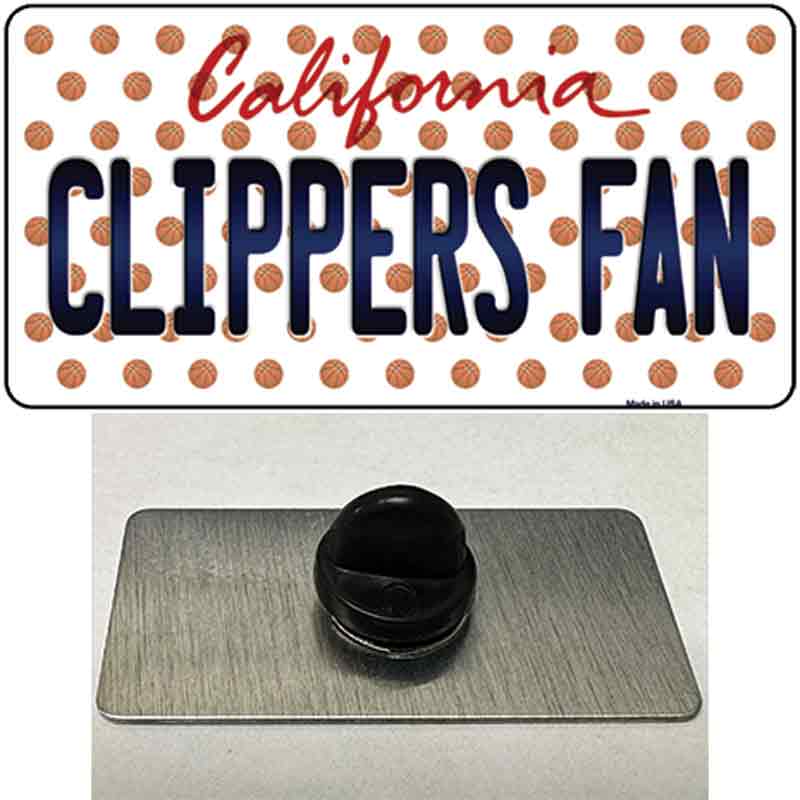 Clippers Fan California Novelty Metal Hat Pin