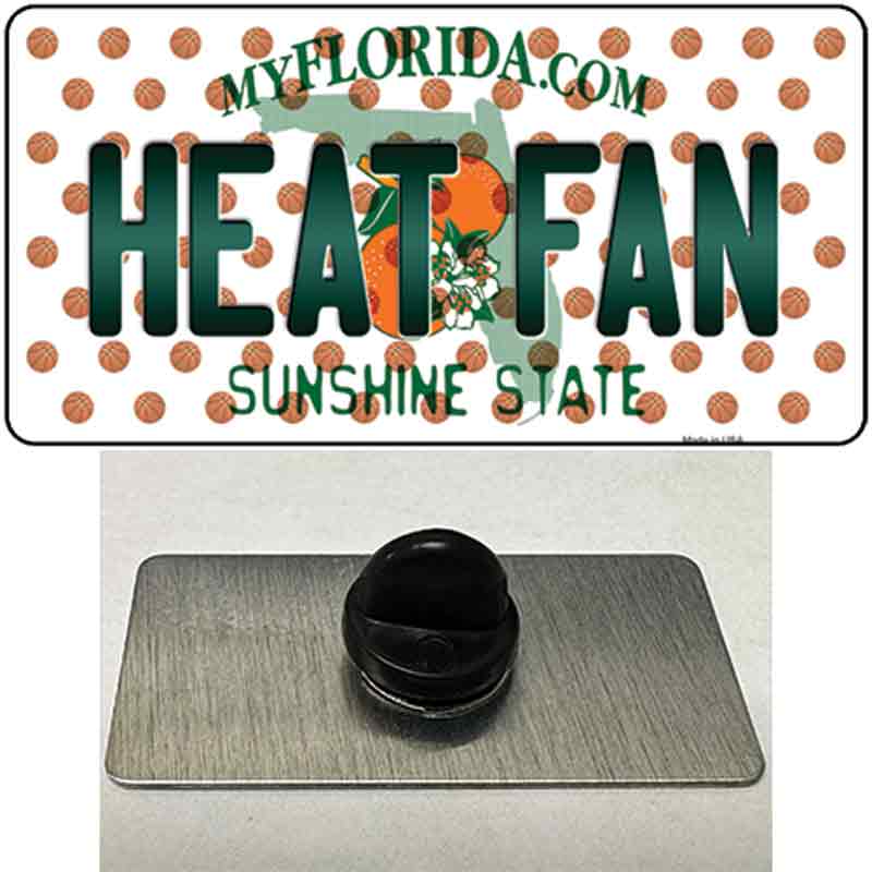 Heat Fan Florida Novelty Metal Hat Pin