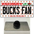 Bucks Fan Wisconsin Novelty Metal Hat Pin