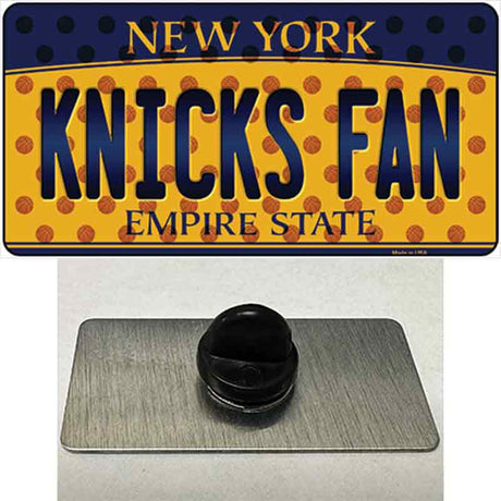 Knicks Fan New York Novelty Metal Hat Pin