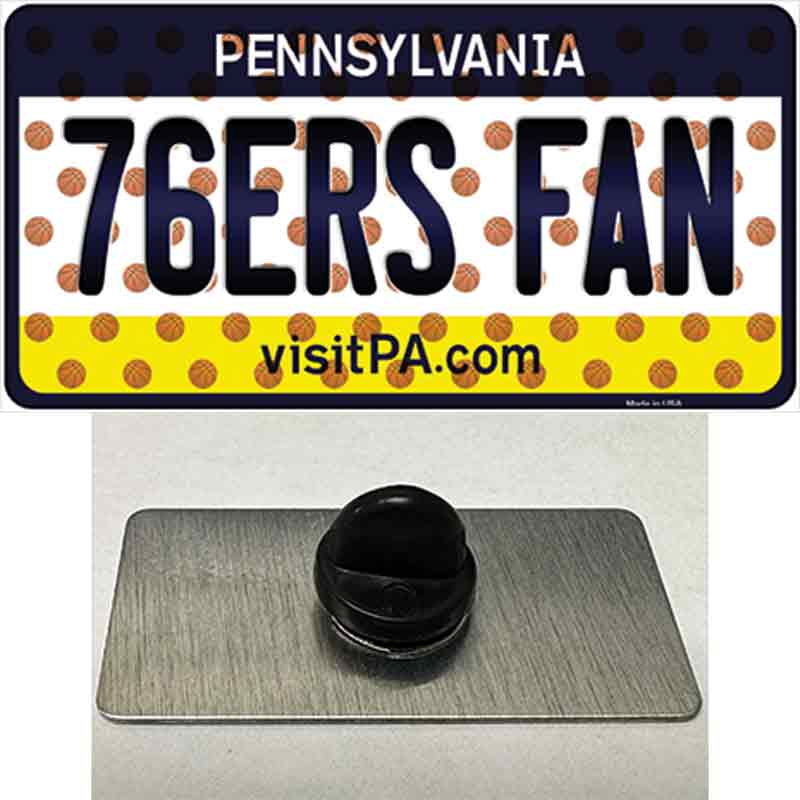 76ers Fan Pennsylvania Novelty Metal Hat Pin