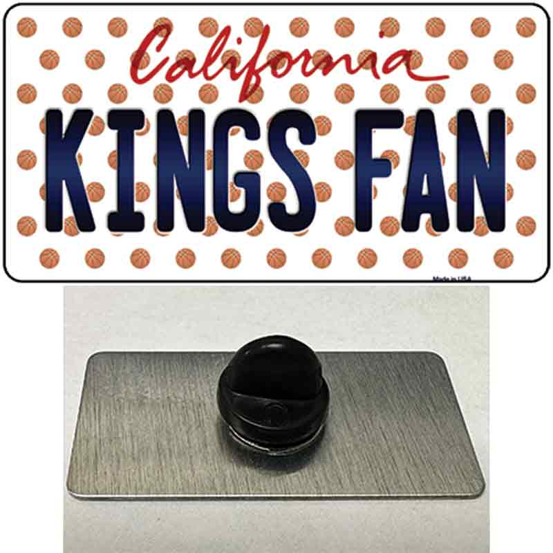 California Kings Fan Novelty Metal Hat Pin