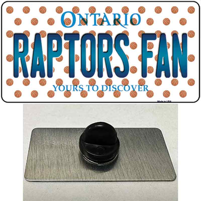 Raptors Fan Ontanio Novelty Metal Hat Pin