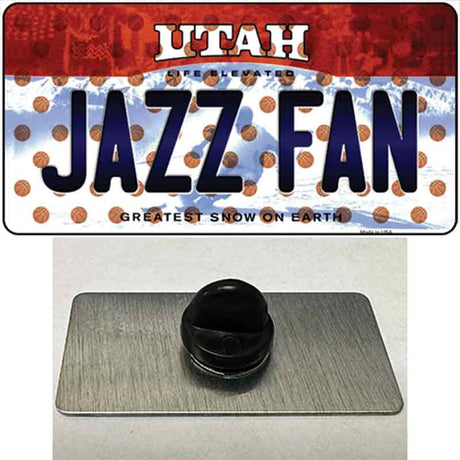 Jazz Fan Utah Novelty Metal Hat Pin