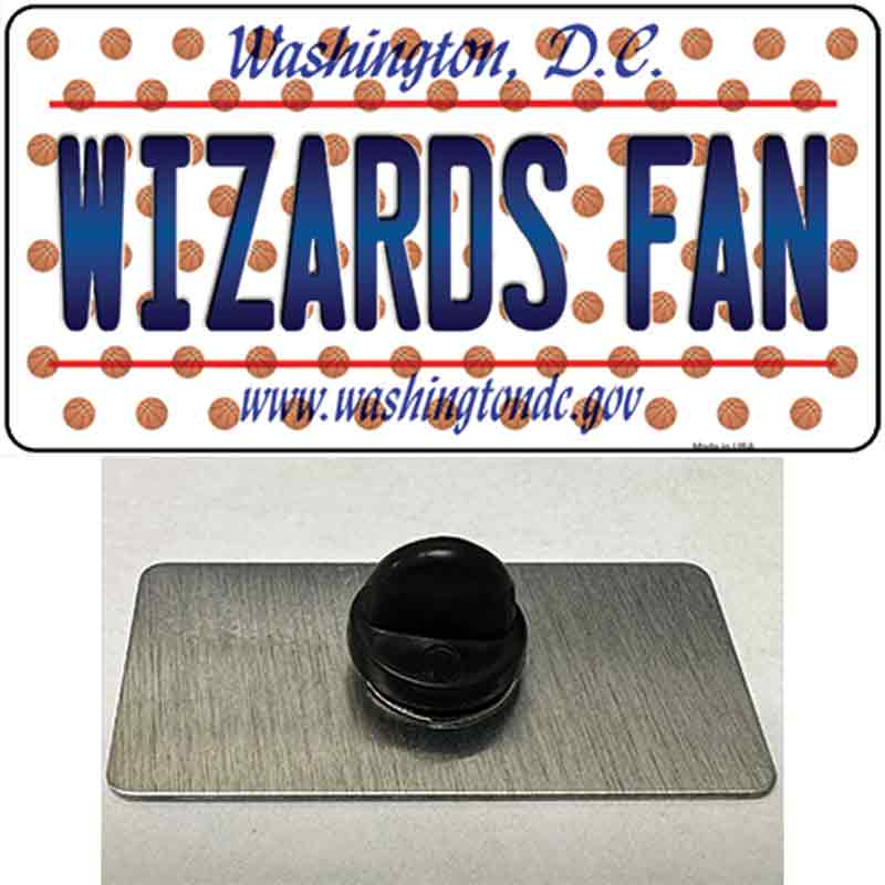 Wizards Fan Washington DC Novelty Metal Hat Pin