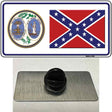 Confederate Flag South Carolina Seal Novelty Metal Hat Pin