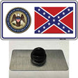 Confederate Flag Mississippi Seal Novelty Metal Hat Pin