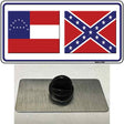 Confederate Robert E Lee Flag Novelty Metal Hat Pin