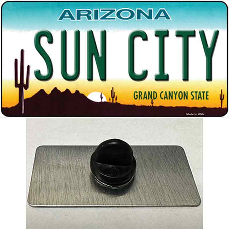 Sun City Arizona Novelty Metal Hat Pin