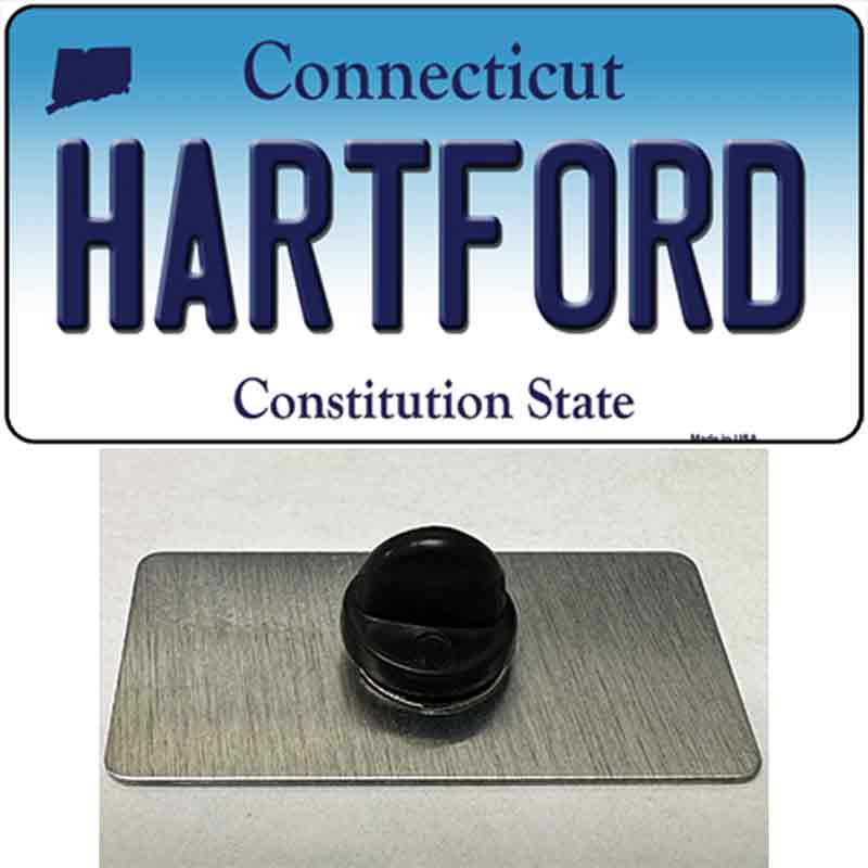 Hartford Connecticut Novelty Metal Hat Pin