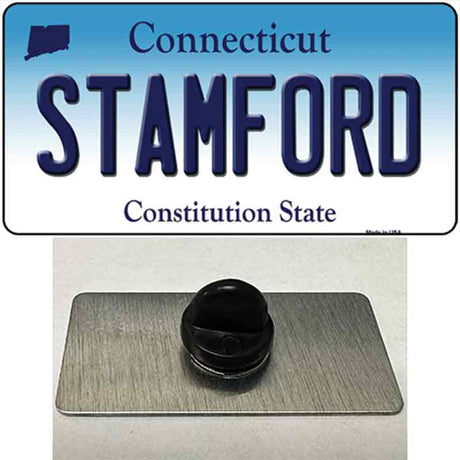 Stamford Connecticut Novelty Metal Hat Pin