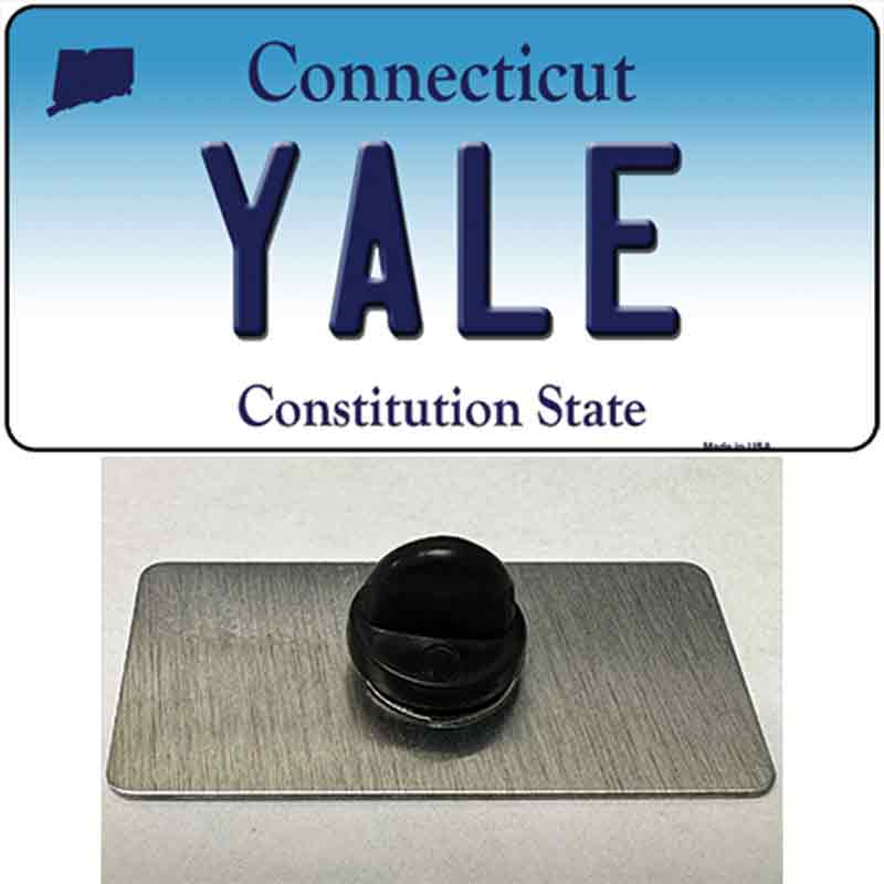 Yale Connecticut Novelty Metal Hat Pin