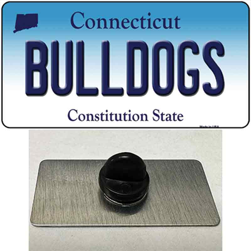 Bulldogs Connecticut Novelty Metal Hat Pin