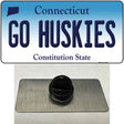 Go Huskies Connecticut Novelty Metal Hat Pin