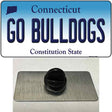 Go Bulldogs Connecticut Novelty Metal Hat Pin