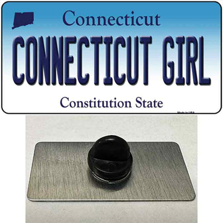 Connecticut Girl Connecticut Novelty Metal Hat Pin