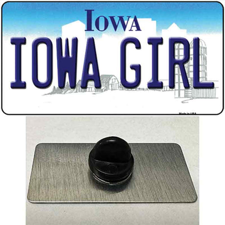 Iowa Girl Iowa Novelty Metal Hat Pin