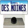 Des Moines Iowa Novelty Metal Hat Pin