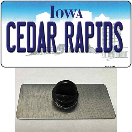 Cedar Rapids Iowa Novelty Metal Hat Pin