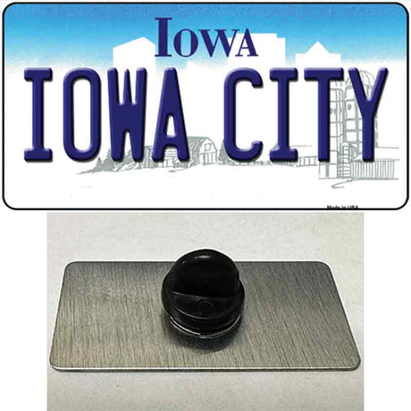 Iowa City Iowa Novelty Metal Hat Pin