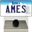 Ames Iowa Novelty Metal Hat Pin