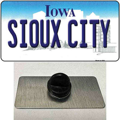 Sioux City Iowa Novelty Metal Hat Pin