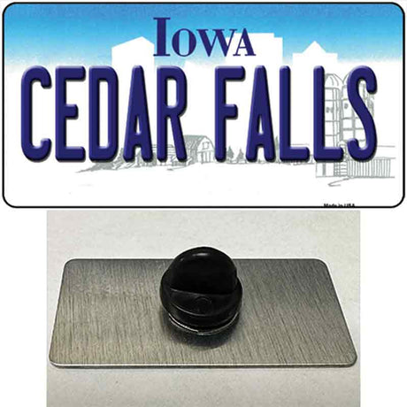 Cedar Falls Iowa Novelty Metal Hat Pin