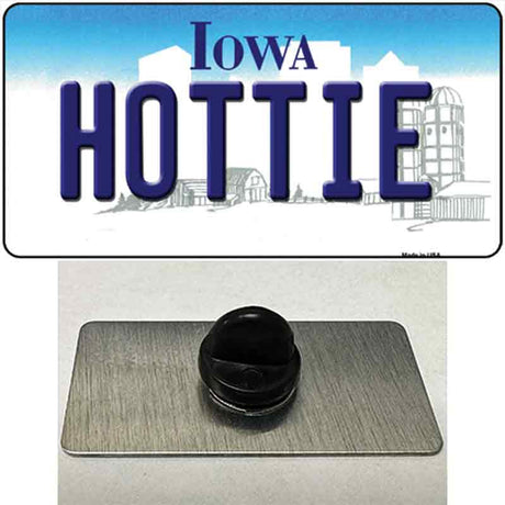 Hottie Iowa Novelty Metal Hat Pin