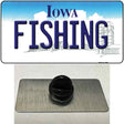 Fishing Iowa Novelty Metal Hat Pin