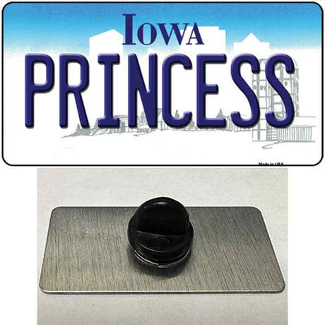 Princess Iowa Novelty Metal Hat Pin