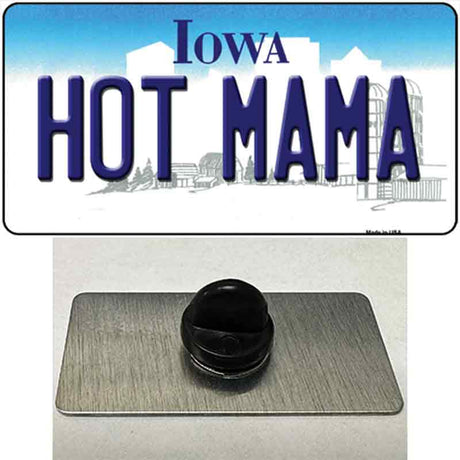 Hot Mama Iowa Novelty Metal Hat Pin