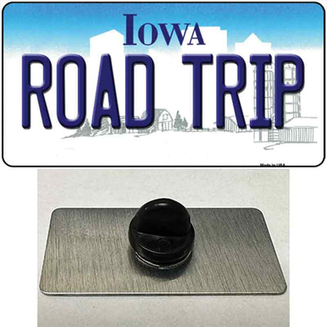 Road Trip Iowa Novelty Metal Hat Pin