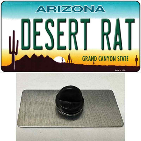 Desert Rat Arizona Novelty Metal Hat Pin