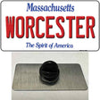 Worcester Massachusetts Novelty Metal Hat Pin