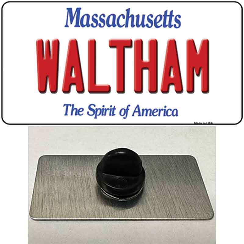 Waltham Massachusetts Novelty Metal Hat Pin