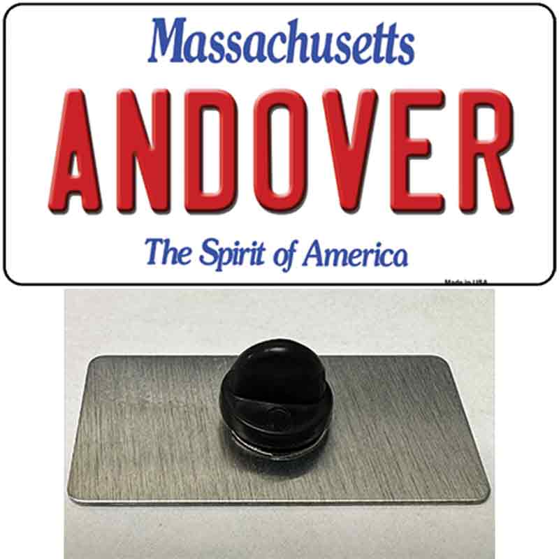 Andover Massachusetts Novelty Metal Hat Pin