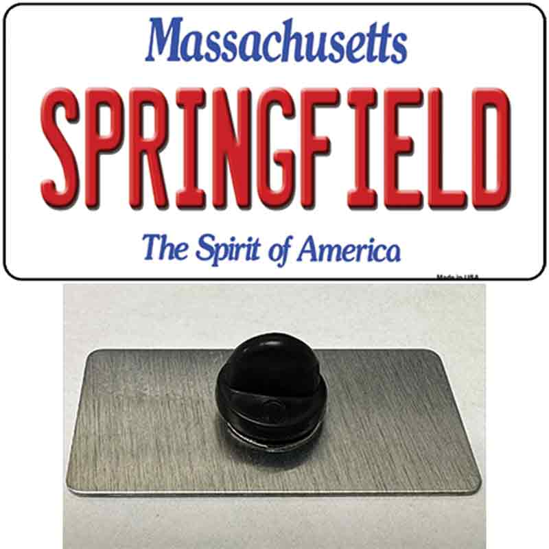 Springfield Massachusetts Novelty Metal Hat Pin